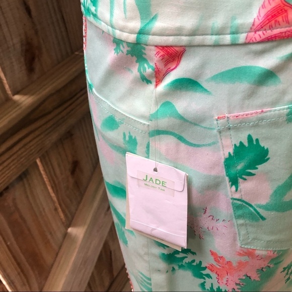 Jade Melody Tam Casual Skirt Sea Shells, Starfish & Coral Pattern Beaded Size 4 - Picture 4 of 8